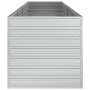 Arriate de acero galvanizado plateado 320x80x77 cm de vidaXL, Maceteros y jardineras - Ref: Foro24-316890, Precio: 98,09 €, D...
