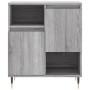 Aparadores 2 piezas madera contrachapada gris Sonoma de vidaXL, Aparadores - Ref: Foro24-3190123, Precio: 116,87 €, Descuento: %