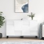 Aparadores 2 uds madera contrachapada blanco brillo de vidaXL, Aparadores - Ref: Foro24-3190135, Precio: 139,78 €, Descuento: %