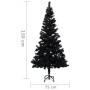 Árbol de Navidad artificial con soporte PVC negro 150 cm de vidaXL, Arboles de navidad - Ref: Foro24-321000, Precio: 29,26 €,...