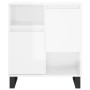Aparadores 2 uds madera contrachapada blanco brillo de vidaXL, Aparadores - Ref: Foro24-3190135, Precio: 139,78 €, Descuento: %