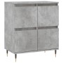 Aparadores 2 uds madera contrachapada gris hormigón de vidaXL, Aparadores - Ref: Foro24-3190169, Precio: 129,51 €, Descuento: %