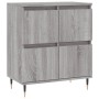 Aparadores 2 piezas madera contrachapada gris Sonoma de vidaXL, Aparadores - Ref: Foro24-3190171, Precio: 133,90 €, Descuento: %