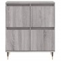 Aparadores 2 piezas madera contrachapada gris Sonoma de vidaXL, Aparadores - Ref: Foro24-3190171, Precio: 133,90 €, Descuento: %
