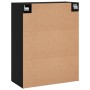 Armarios de pared 2 unidades negro 69,5x34x90 cm de vidaXL, Aparadores - Ref: Foro24-3195644, Precio: 172,34 €, Descuento: %