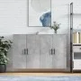 Armario de pared 2 unidades gris hormigón 69,5x34x90 cm de vidaXL, Aparadores - Ref: Foro24-3195647, Precio: 126,84 €, Descue...