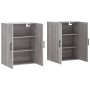 Armarios de pared 2 unidades gris Sonoma 69,5x34x90 cm de vidaXL, Aparadores - Ref: Foro24-3195649, Precio: 139,49 €, Descuen...
