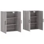 Armarios de pared 2 unidades gris Sonoma 69,5x34x90 cm de vidaXL, Aparadores - Ref: Foro24-3195649, Precio: 136,35 €, Descuen...