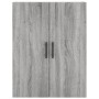 Armarios de pared 2 unidades gris Sonoma 69,5x34x90 cm de vidaXL, Aparadores - Ref: Foro24-3195649, Precio: 139,49 €, Descuen...