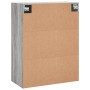 Armarios de pared 2 unidades gris Sonoma 69,5x34x90 cm de vidaXL, Aparadores - Ref: Foro24-3195649, Precio: 139,49 €, Descuen...