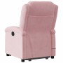 Sillón de masaje reclinable elevable terciopelo rosa en Sillones | Comprar online en Foru.es