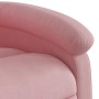 Sillón de masaje reclinable elevable terciopelo rosa en Sillones | Comprar online en Foru.es
