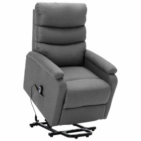 Sillón elevable tela gris claro en Sillones | Comprar online en Foru.es