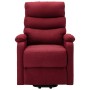 Sillón elevable tela rojo tinto en Sillones | Comprar online en Foru.es