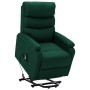 Sillón elevable tela verde oscuro en Sillones | Comprar online en Foru.es