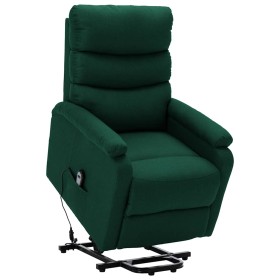 Sillón elevable tela verde oscuro en Sillones | Comprar online en Foru.es