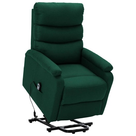 Sillón elevable tela verde oscuro en Sillones | Comprar online en Foru.es