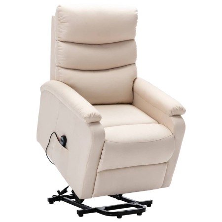 Sillón elevable tela crema en Sillones | Comprar online en Foru.es