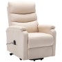 Sillón elevable tela crema en Sillones | Comprar online en Foru.es