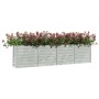 Arriate de acero galvanizado plateado 320x40x77 cm de vidaXL, Maceteros y jardineras - Ref: Foro24-316891, Precio: 91,26 €, D...