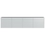 Arriate de acero galvanizado plateado 320x40x77 cm de vidaXL, Maceteros y jardineras - Ref: Foro24-316891, Precio: 91,26 €, D...