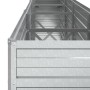 Arriate de acero galvanizado plateado 320x40x77 cm de vidaXL, Maceteros y jardineras - Ref: Foro24-316891, Precio: 91,26 €, D...