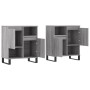 Aparadores 2 piezas madera contrachapada gris Sonoma de vidaXL, Aparadores - Ref: Foro24-3190139, Precio: 135,51 €, Descuento: %