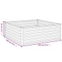 Jardinera acero corten 100x100x36 cm de vidaXL, Maceteros y jardineras - Ref: Foro24-151993, Precio: 47,86 €, Descuento: %