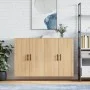 Armario de pared 2 unidades roble Sonoma 69,5x34x90 cm de vidaXL, Aparadores - Ref: Foro24-3195646, Precio: 129,39 €, Descuen...