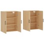 Armario de pared 2 unidades roble Sonoma 69,5x34x90 cm de vidaXL, Aparadores - Ref: Foro24-3195646, Precio: 134,00 €, Descuen...