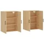 Armario de pared 2 unidades roble Sonoma 69,5x34x90 cm de vidaXL, Aparadores - Ref: Foro24-3195646, Precio: 129,39 €, Descuen...