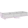 Jardinera acero corten 291x100x36 cm de vidaXL, Maceteros y jardineras - Ref: Foro24-151995, Precio: 86,01 €, Descuento: %
