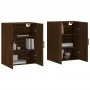Armarios de pared 2 unidades marrón roble 69,5x34x90 cm de vidaXL, Aparadores - Ref: Foro24-3195650, Precio: 132,18 €, Descue...