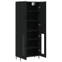 Aparador alto madera contrachapada negro 69,5x34x180 cm de vidaXL, Aparadores - Ref: Foro24-3195748, Precio: 154,08 €, Descue...