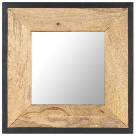 Espejo de madera maciza de mango 50x50 cm en Espejos | Comprar online en Foru.es