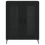 Aparador alto madera contrachapada negro 69,5x34x180 cm de vidaXL, Aparadores - Ref: Foro24-3195748, Precio: 156,17 €, Descue...