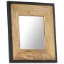 Espejo de madera maciza de mango 50x50 cm en Espejos | Comprar online en Foru.es