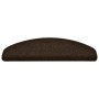 Felpudos autoadhesivos para escaleras, 15 unidades, 65 x 21 x 4 cm, marrón, semicirculares, grandes en Hogar | Comprar online en