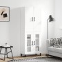 Aparador alto madera contrachapada blanco 69,5x34x180 cm de vidaXL, Aparadores - Ref: Foro24-3195755, Precio: 172,87 €, Descu...
