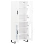 Aparador alto madera contrachapada blanco 69,5x34x180 cm de vidaXL, Aparadores - Ref: Foro24-3195755, Precio: 172,87 €, Descu...