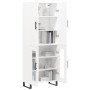 Aparador alto madera contrachapada blanco 69,5x34x180 cm de vidaXL, Aparadores - Ref: Foro24-3195755, Precio: 172,87 €, Descu...