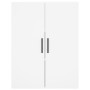 Aparador alto madera contrachapada blanco 69,5x34x180 cm de vidaXL, Aparadores - Ref: Foro24-3195755, Precio: 172,87 €, Descu...
