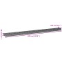 Jardinera acero corten 1150x100x36 cm de vidaXL, Maceteros y jardineras - Ref: Foro24-152001, Precio: 277,01 €, Descuento: %