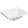 Lavabo de baño rectangular cerámica blanco 61x48x23 cm de vidaXL, Lavabos - Ref: Foro24-153704, Precio: 55,87 €, Descuento: %