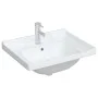 Lavabo de baño rectangular cerámica blanco 61x48x23 cm de vidaXL, Lavabos - Ref: Foro24-153704, Precio: 55,87 €, Descuento: %