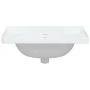 Lavabo de baño rectangular cerámica blanco 61x48x23 cm de vidaXL, Lavabos - Ref: Foro24-153704, Precio: 55,87 €, Descuento: %