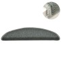 Felpudos para escaleras 15 uds 56x17x3 cm Verde oscuro Semicircular en Hogar | Comprar online en Foru.es