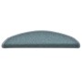 Alfombrillas para escaleras 15 unidades 56x17x3 cm Azul Mar Semicircular en Hogar | Comprar online en Foru.es