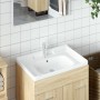 Lavabo de baño rectangular cerámica blanco 71x48x23 cm de vidaXL, Lavabos - Ref: Foro24-153705, Precio: 64,06 €, Descuento: %