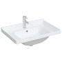 Lavabo de baño rectangular cerámica blanco 71x48x23 cm de vidaXL, Lavabos - Ref: Foro24-153705, Precio: 64,06 €, Descuento: %